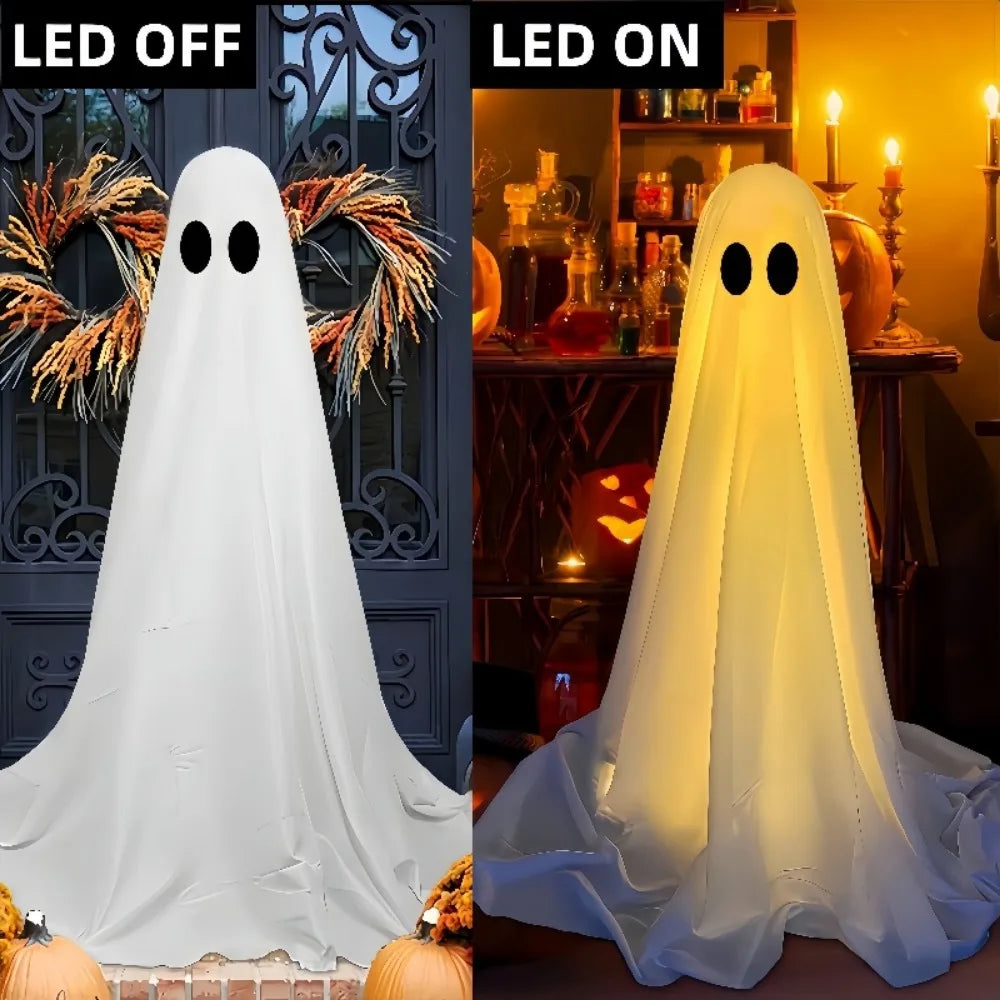 Ghost String Lights: Battery-Powered Halloween Spookiness!