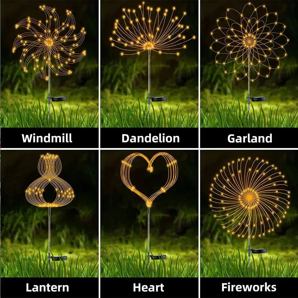 Dazzling Solar Garden Lights – Waterproof Dandelion Fairy Decorations