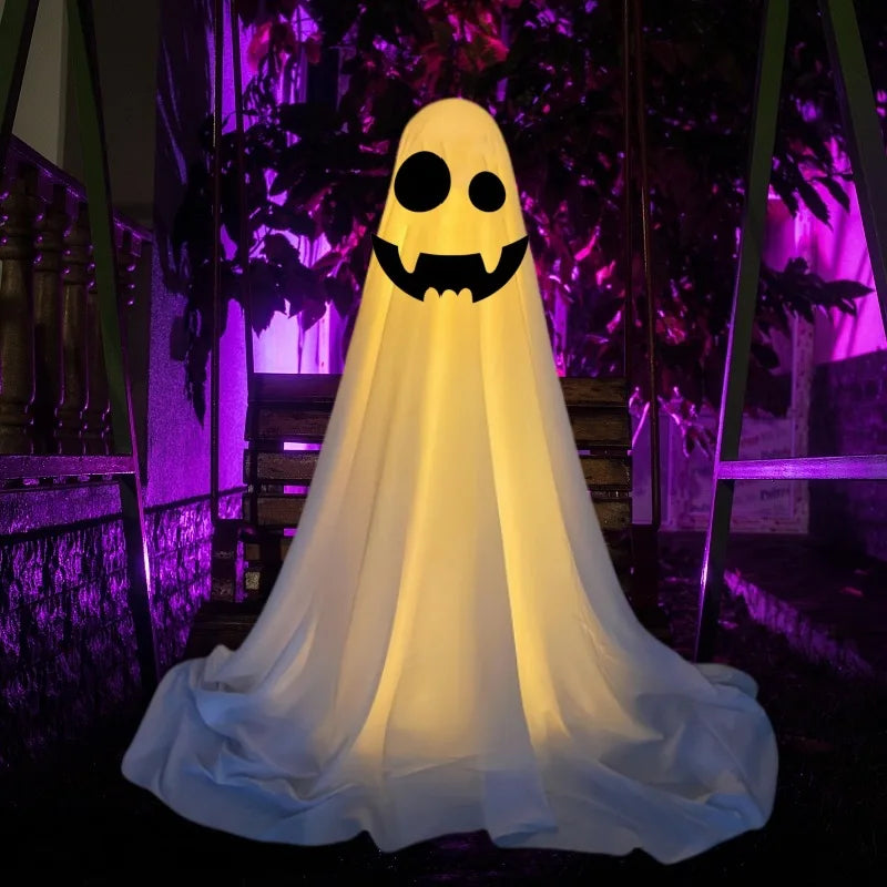 Ghost String Lights: Battery-Powered Halloween Spookiness!