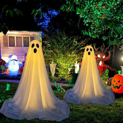 Ghost String Lights: Battery-Powered Halloween Spookiness!