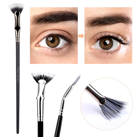 Folding Angle Scalloped Lash Brush