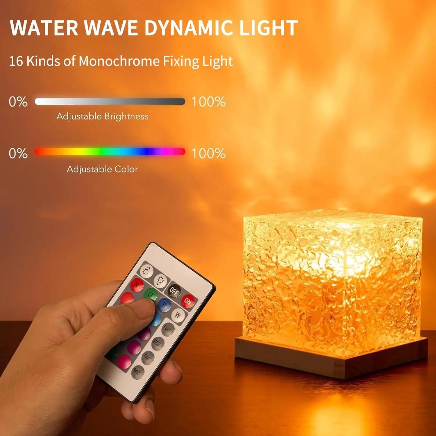 16-Color Ocean Wave Projector Light