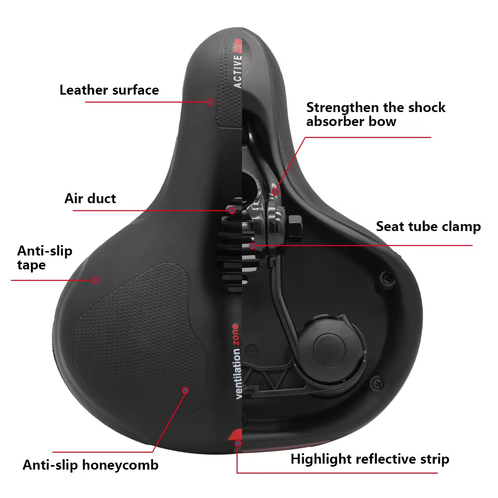 Breathable Shockproof Saddle