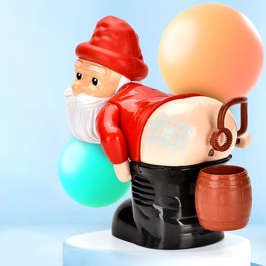 Farting Santa Bubble Toy - Musical Xmas Gift with Lights