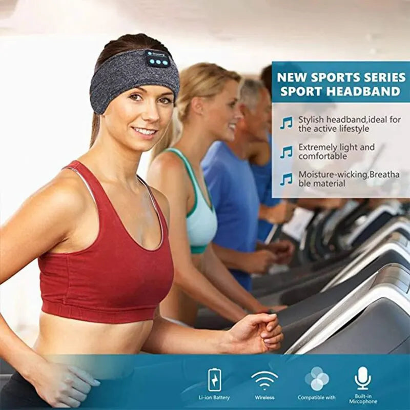 Bluetooth Earphone Headband for Sports & Sleep