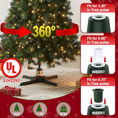 Remote-Controlled Rotating Christmas Tree Stand 