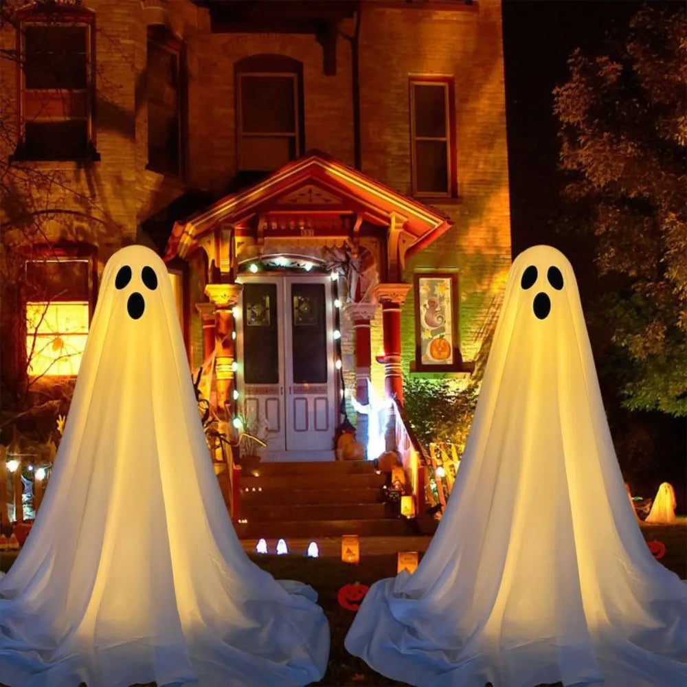 Ghost String Lights: Battery-Powered Halloween Spookiness!