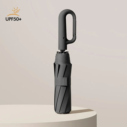 Windproof Strong Reinforced Automatic Folding, Large Buckle Handle and Water Resistant Umbrellas