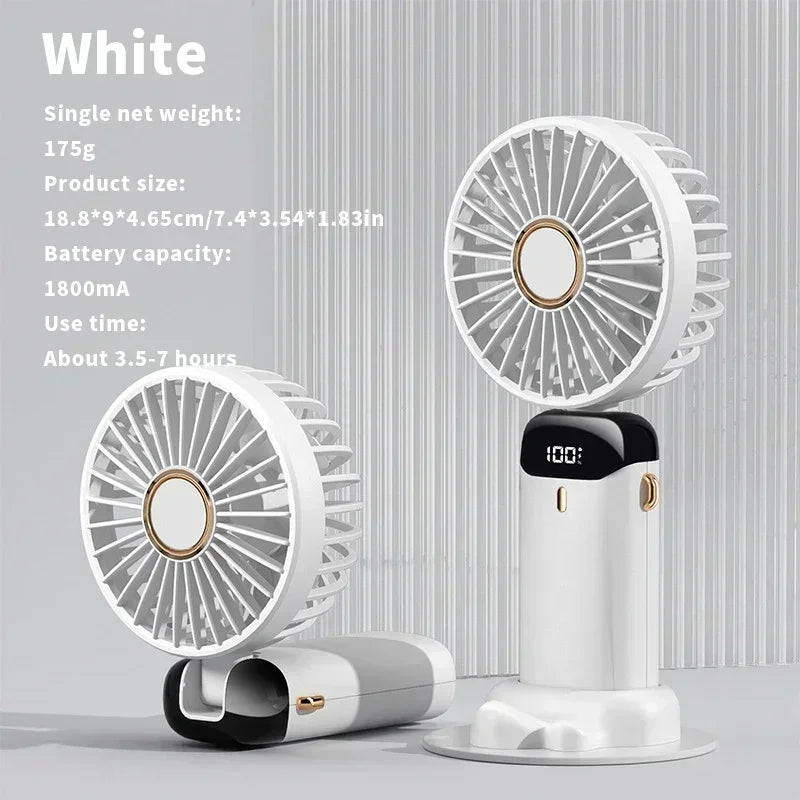 Rechargeable Mini Fan & Portable Air Cooler