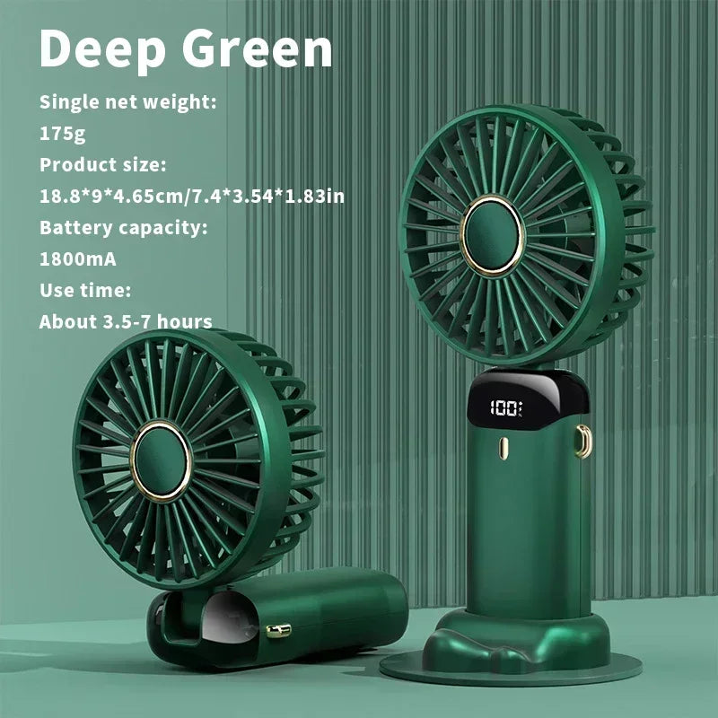 Rechargeable Mini Fan & Portable Air Cooler