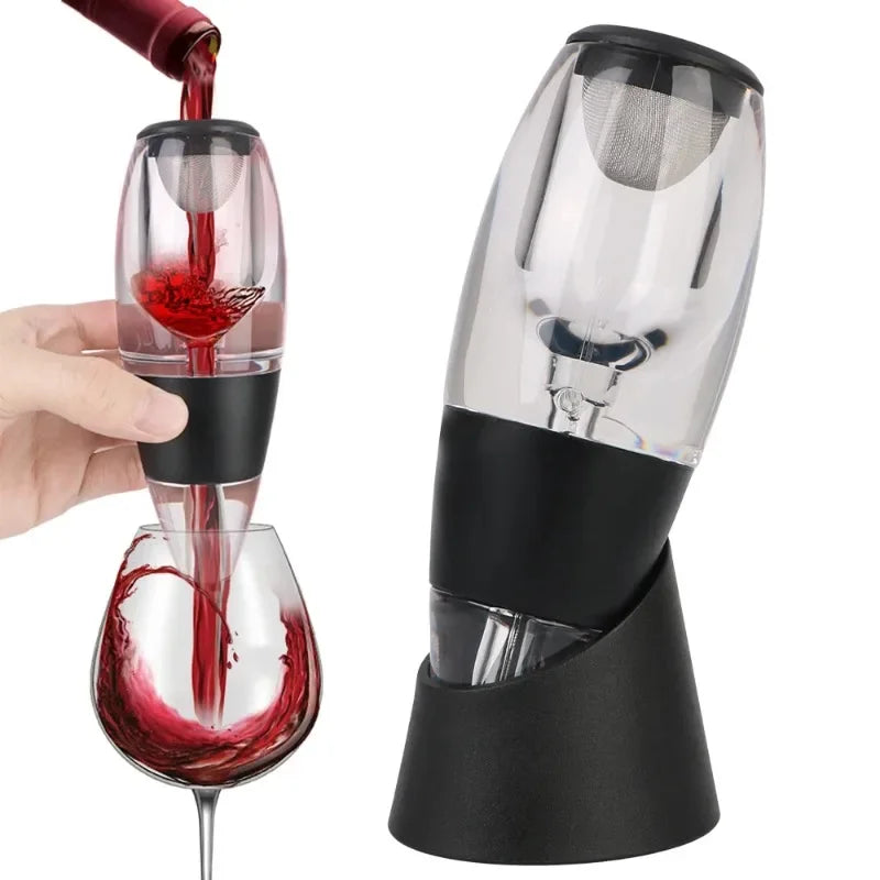 Magic Red Wine Decanter & Aerator with Filter and Base