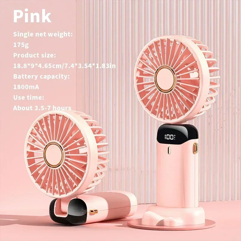 Rechargeable Mini Fan & Portable Air Cooler