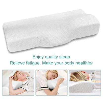 Orthopedic Butterfly Memory Foam Pillow for Neck Support