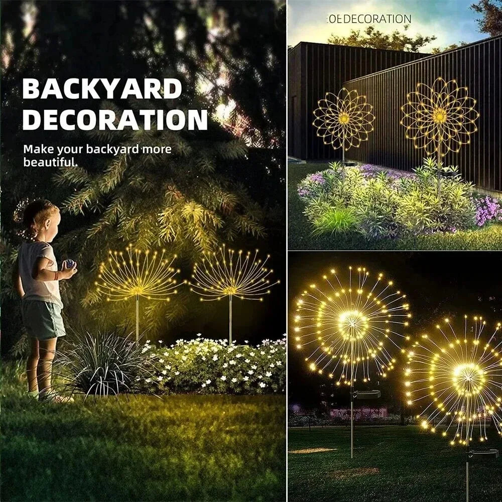 Dazzling Solar Garden Lights – Waterproof Dandelion Fairy Decorations