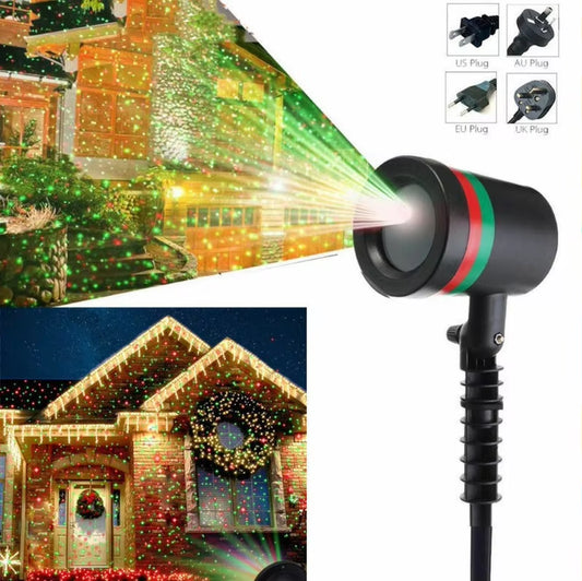 Christmas Sky Star Laser Projector Light Stage Effect Light for Indoor Outdoor Christmas Party Garden Projection New Year Lights