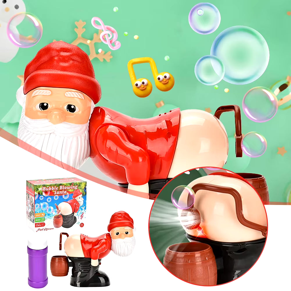 Farting Santa Bubble Toy - Musical Xmas Gift with Lights