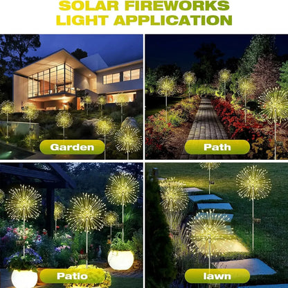 Dazzling Solar Garden Lights – Waterproof Dandelion Fairy Decorations