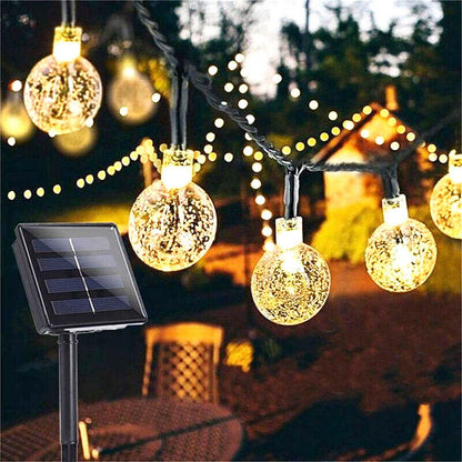 Solar Globe Fairy Lights – Outdoor Party & Garden Decor