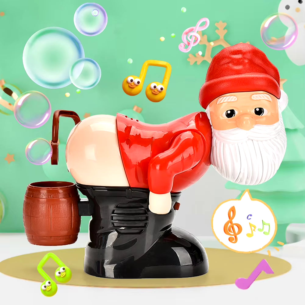 Farting Santa Bubble Toy - Musical Xmas Gift with Lights