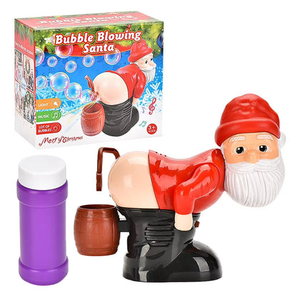 Farting Santa Bubble Toy - Musical Xmas Gift with Lights