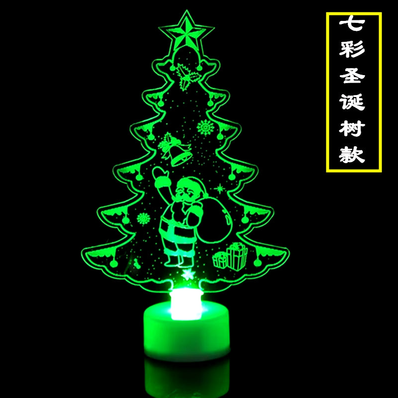 Neon LED Christmas Lights - Santa & Snowman Ornaments