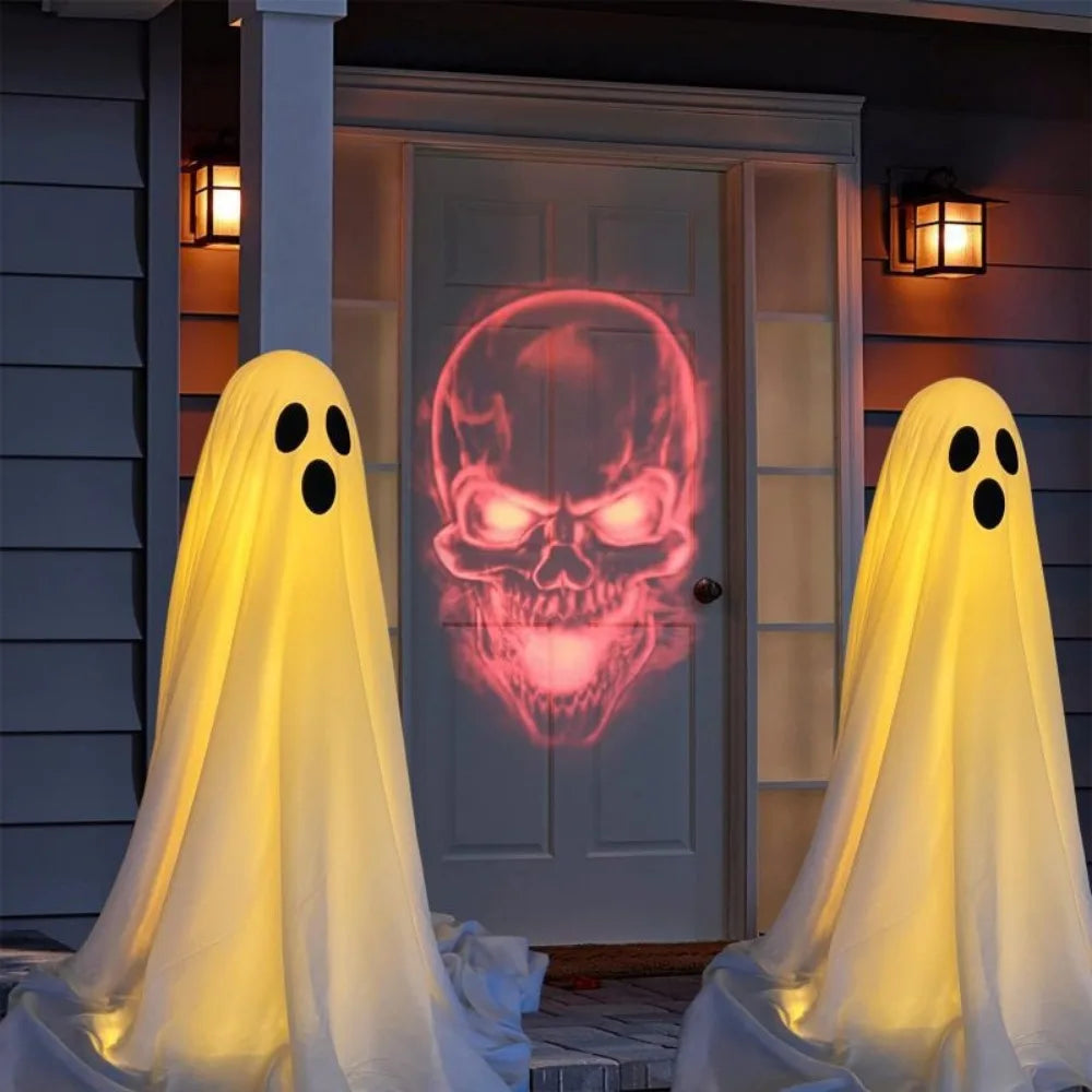 Ghost String Lights: Battery-Powered Halloween Spookiness!